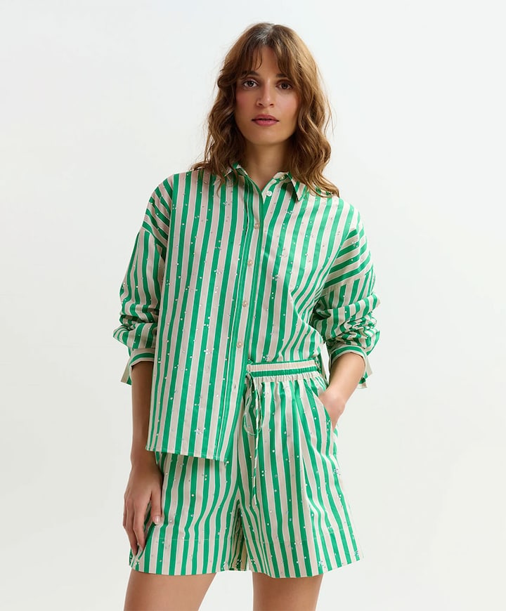 Dames blouse groen