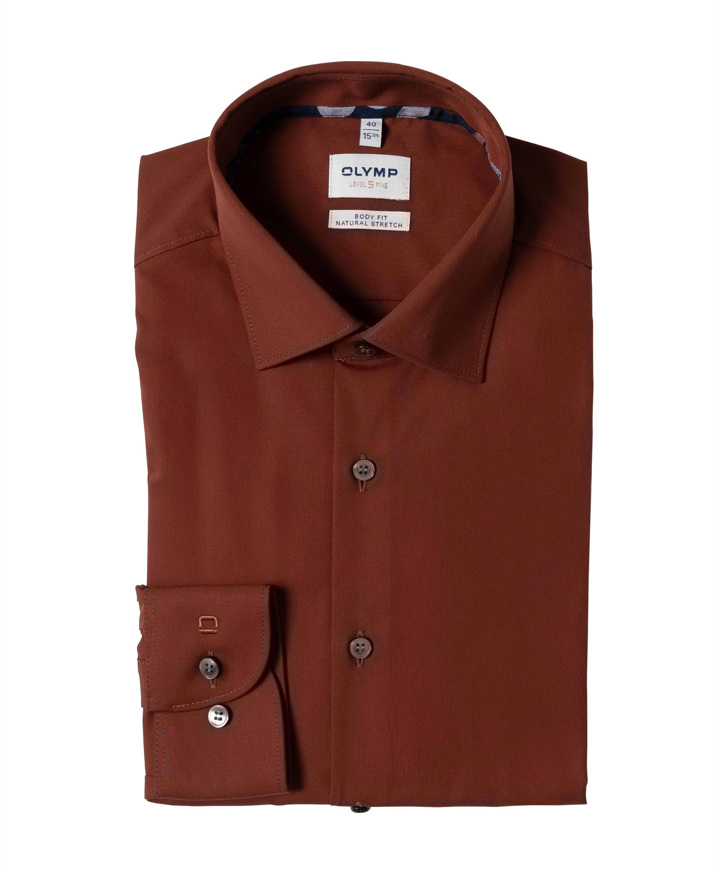 Overhemd lange mouw rood