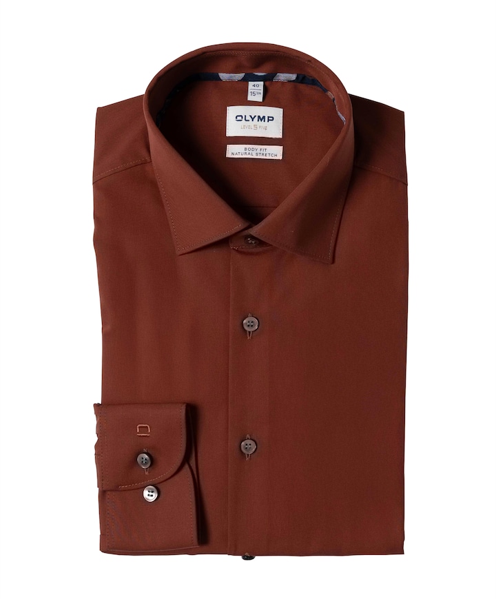 Overhemd lange mouw rood