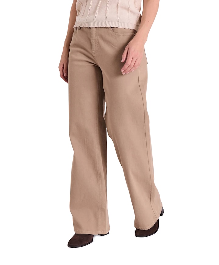 FQNANNA dames jeans beige