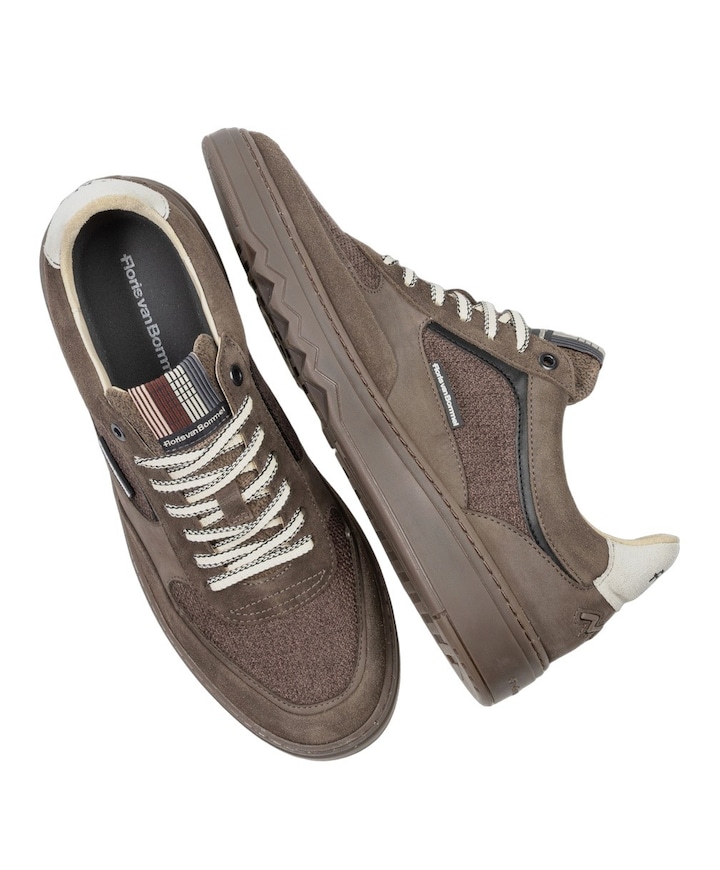 heren veterschoenen beige