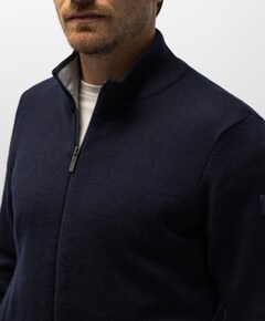 Heren vest blauw