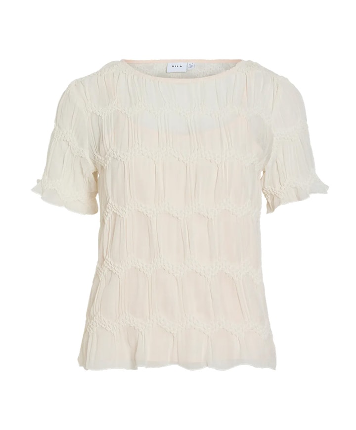 Dames T-shirt beige