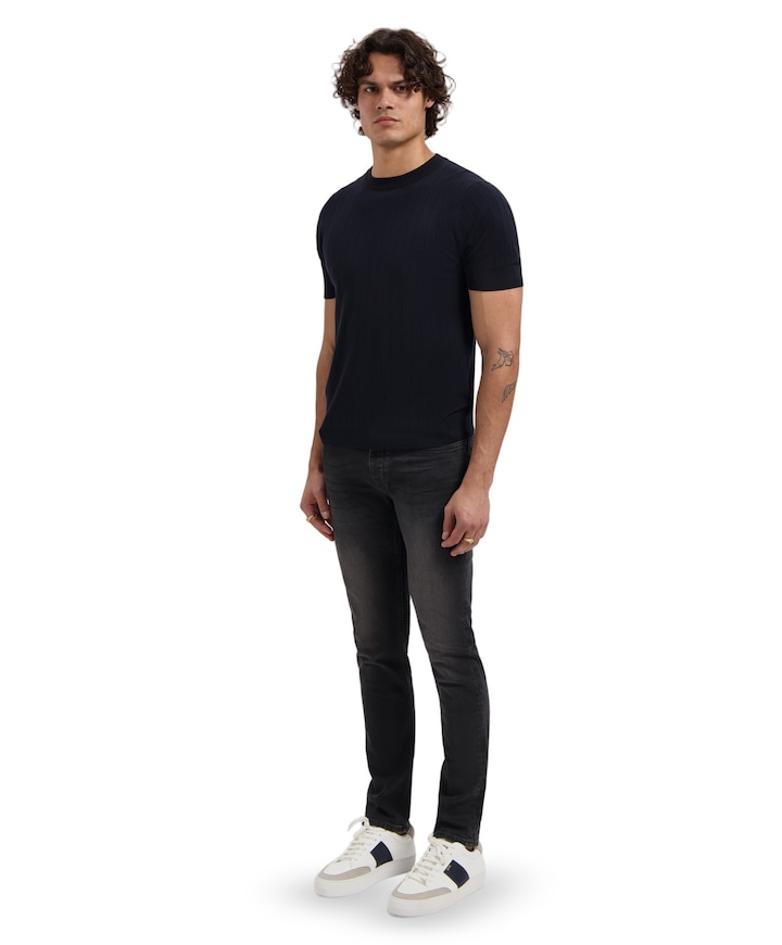 The Ryan Slim Fit Jeans heren jeans zwart