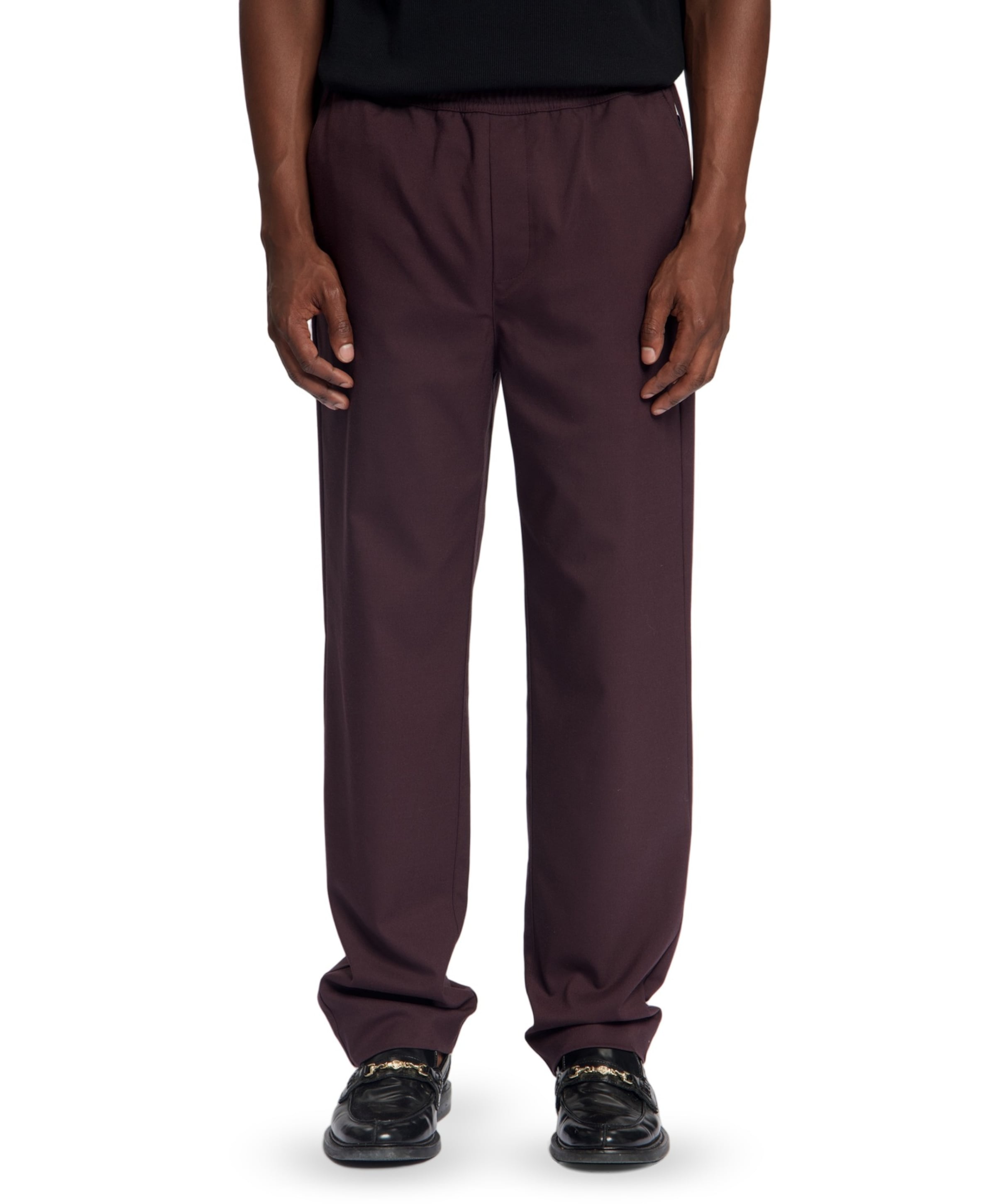 CONDOR BRUSHED TWILL PANT heren broek paars