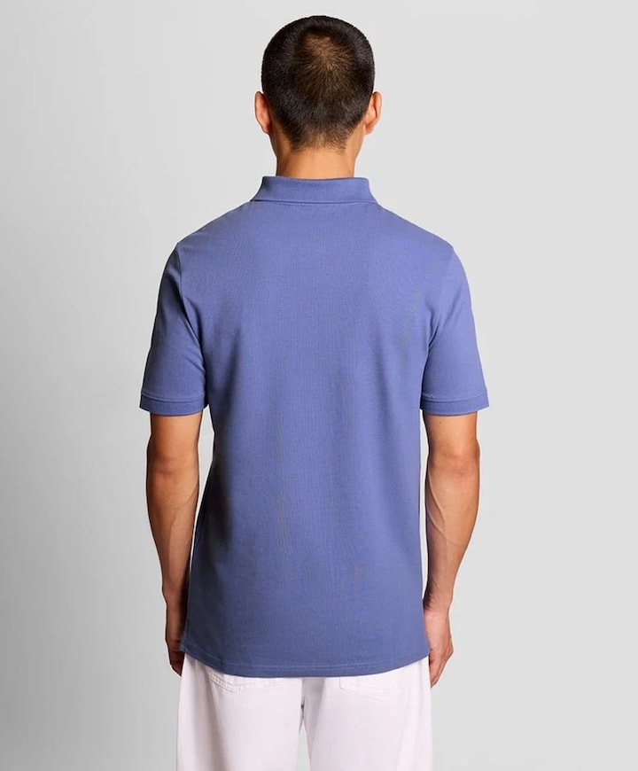 Heren polo blauw