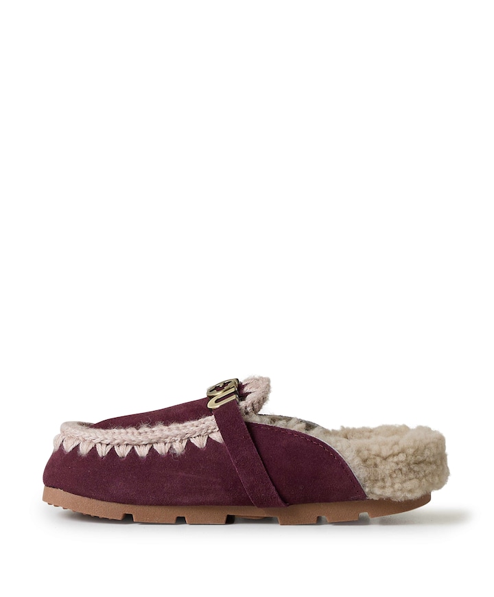 WINTER BIO SLIDE - LOGO dames clogs bordeaux