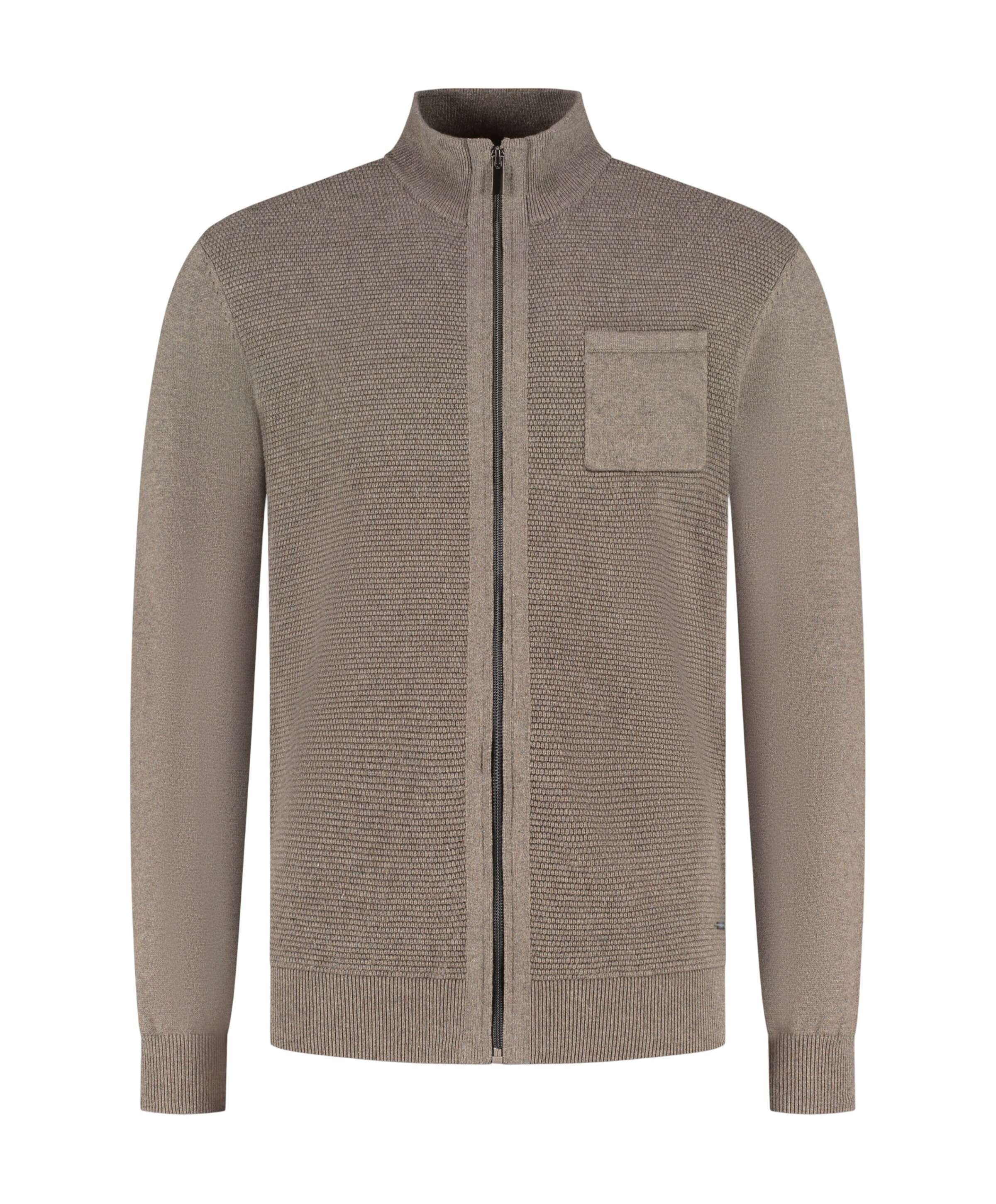 Heren vest bruin