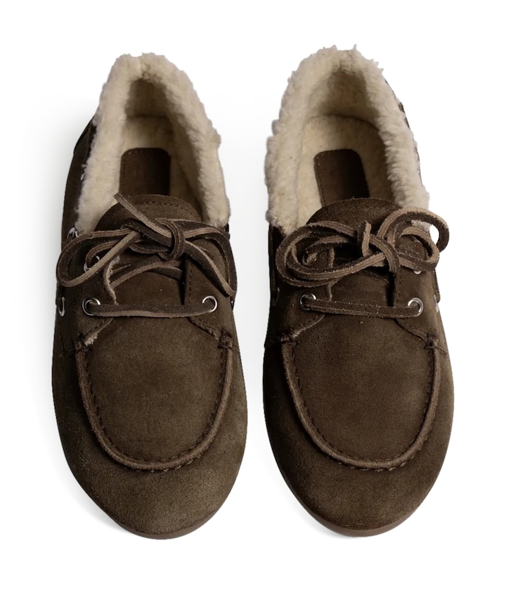 Boat loafer dames bruin