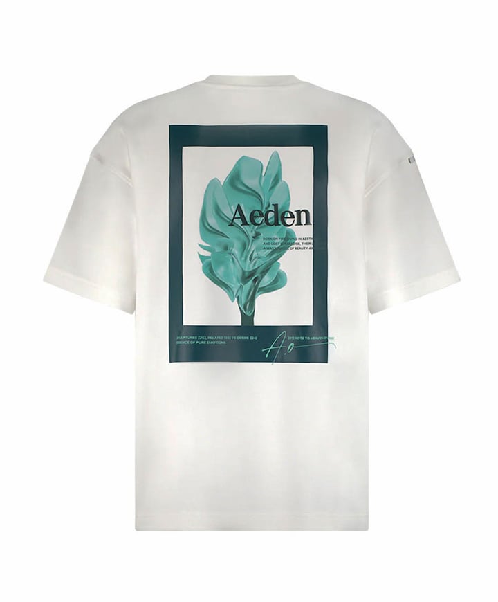 Heren T-shirt ecru