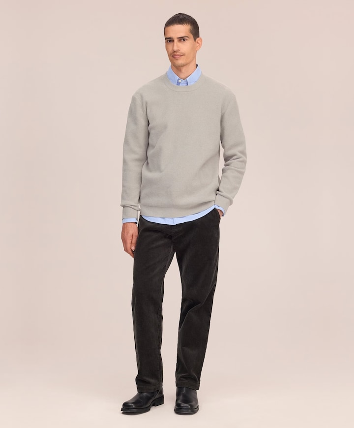 Heren trui beige