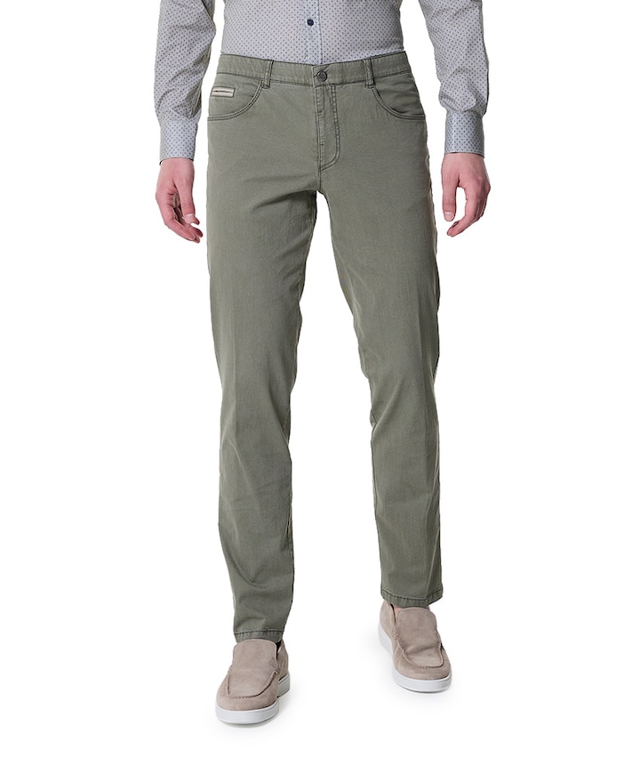 Swing Front Collection heren broek groen