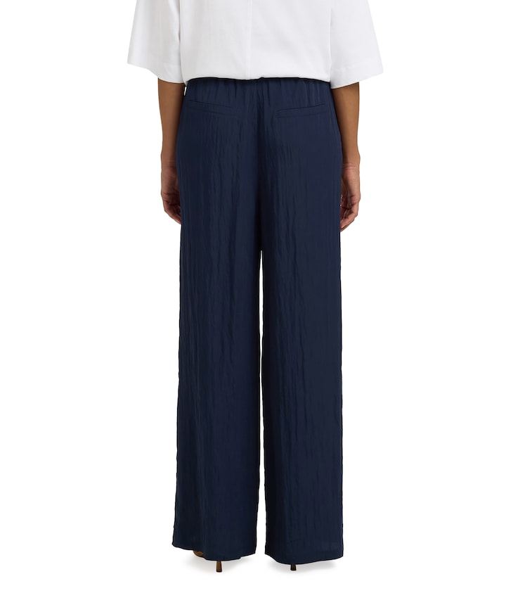 SLFIONA HW WIDE STRING B dames broek blauw