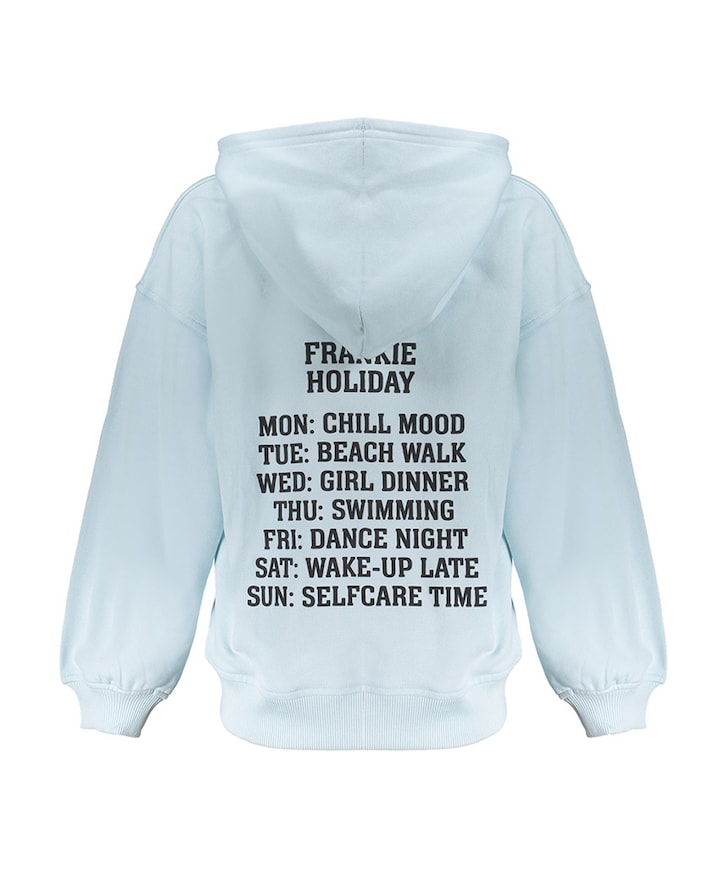 Meisjes hoodie blauw