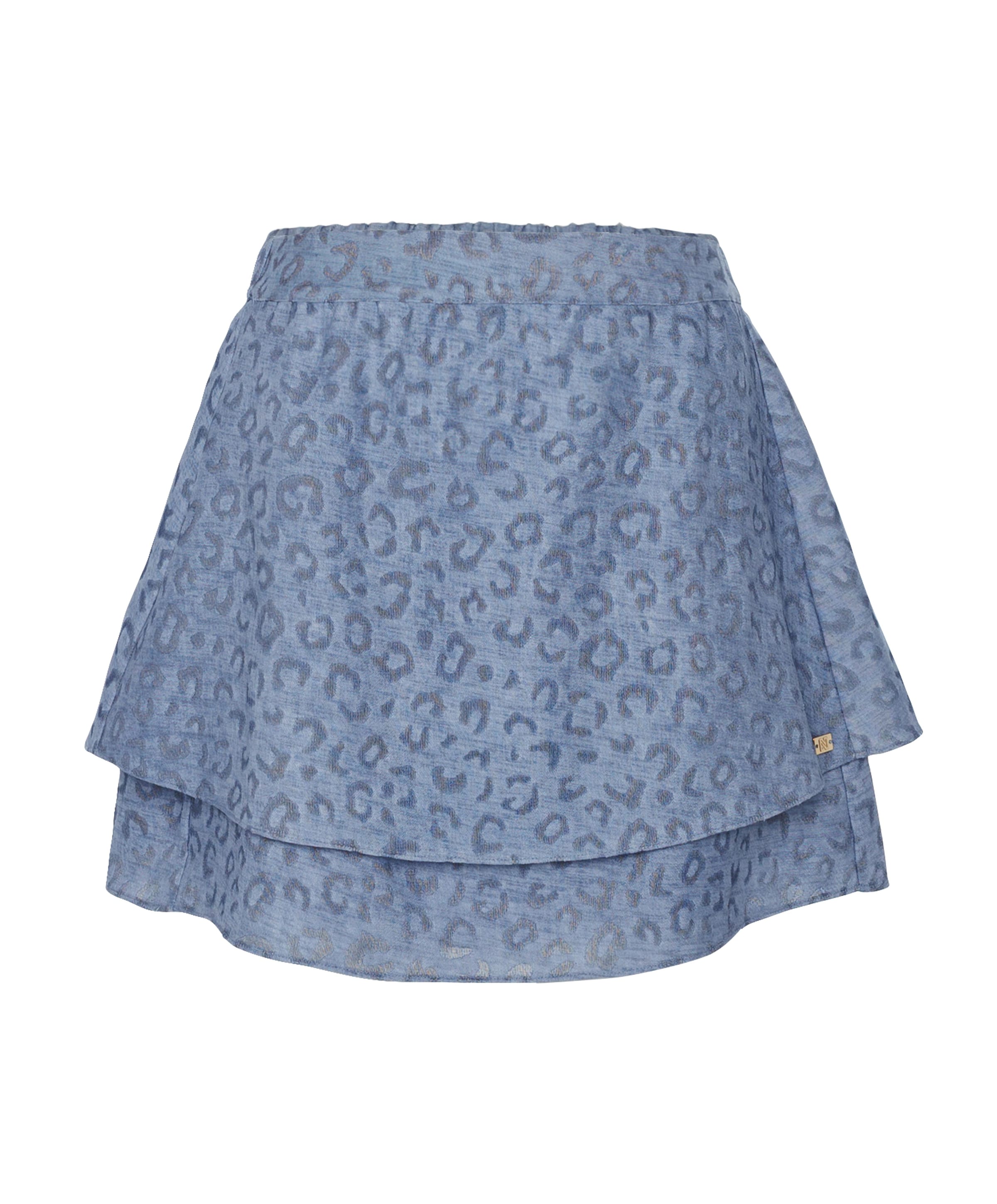 Dames rok blauw