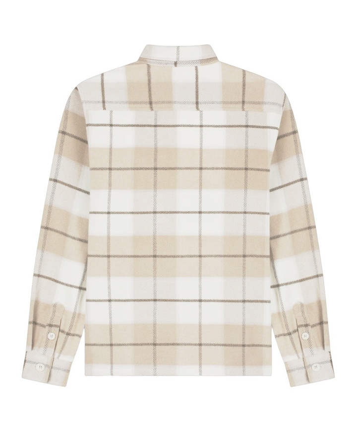 Heren overshirt bruin