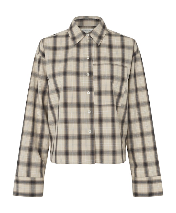 Dames blouse beige