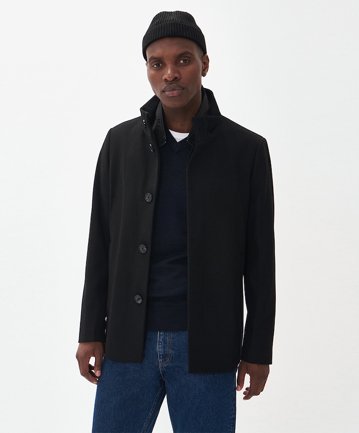 Heren jas zwart