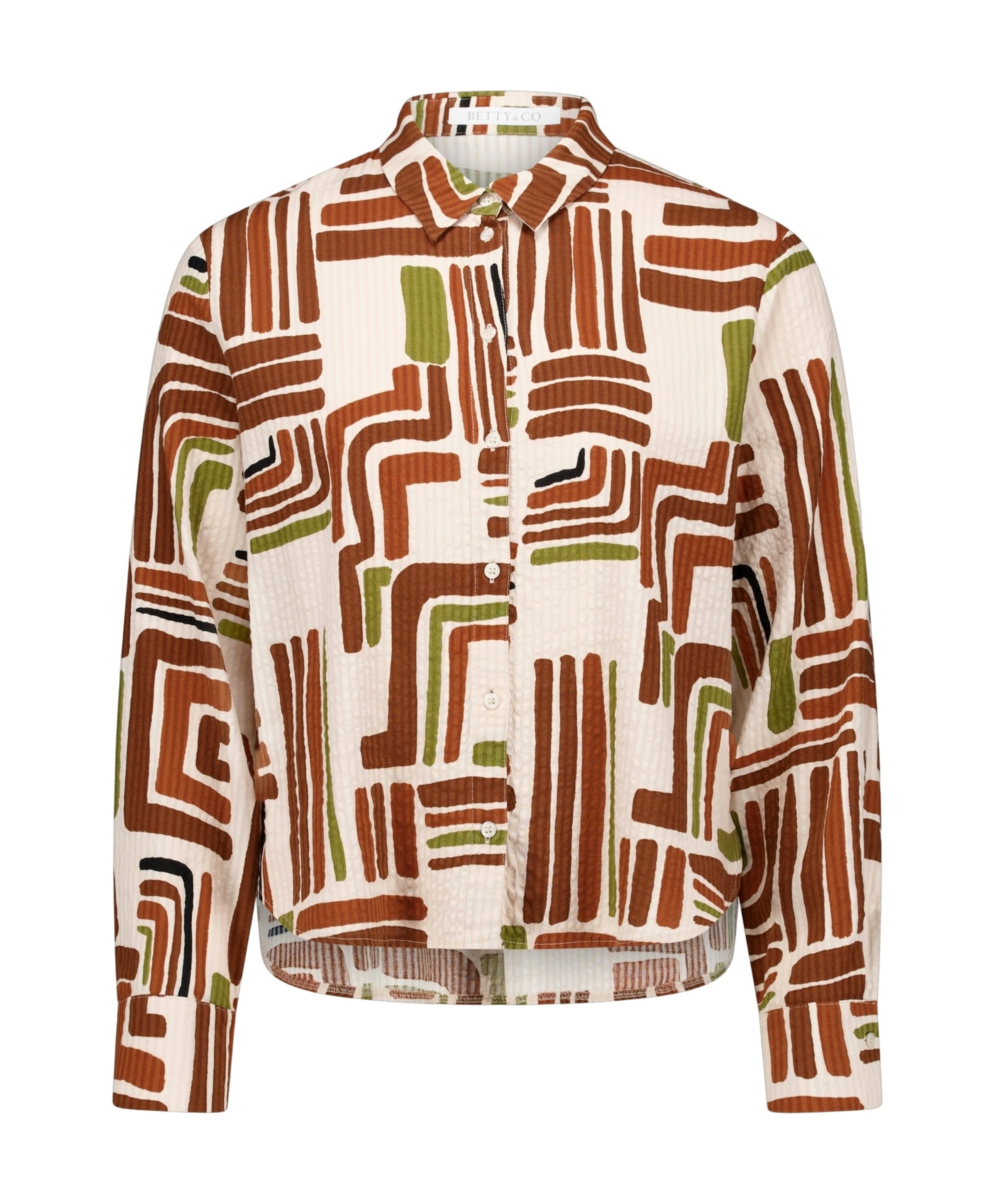 Dames blouse bruin