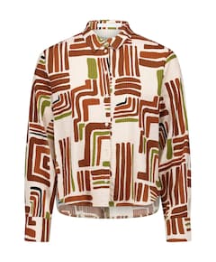 Dames blouse bruin
