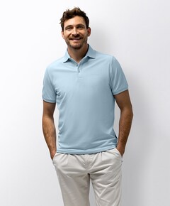 Heren polo blauw