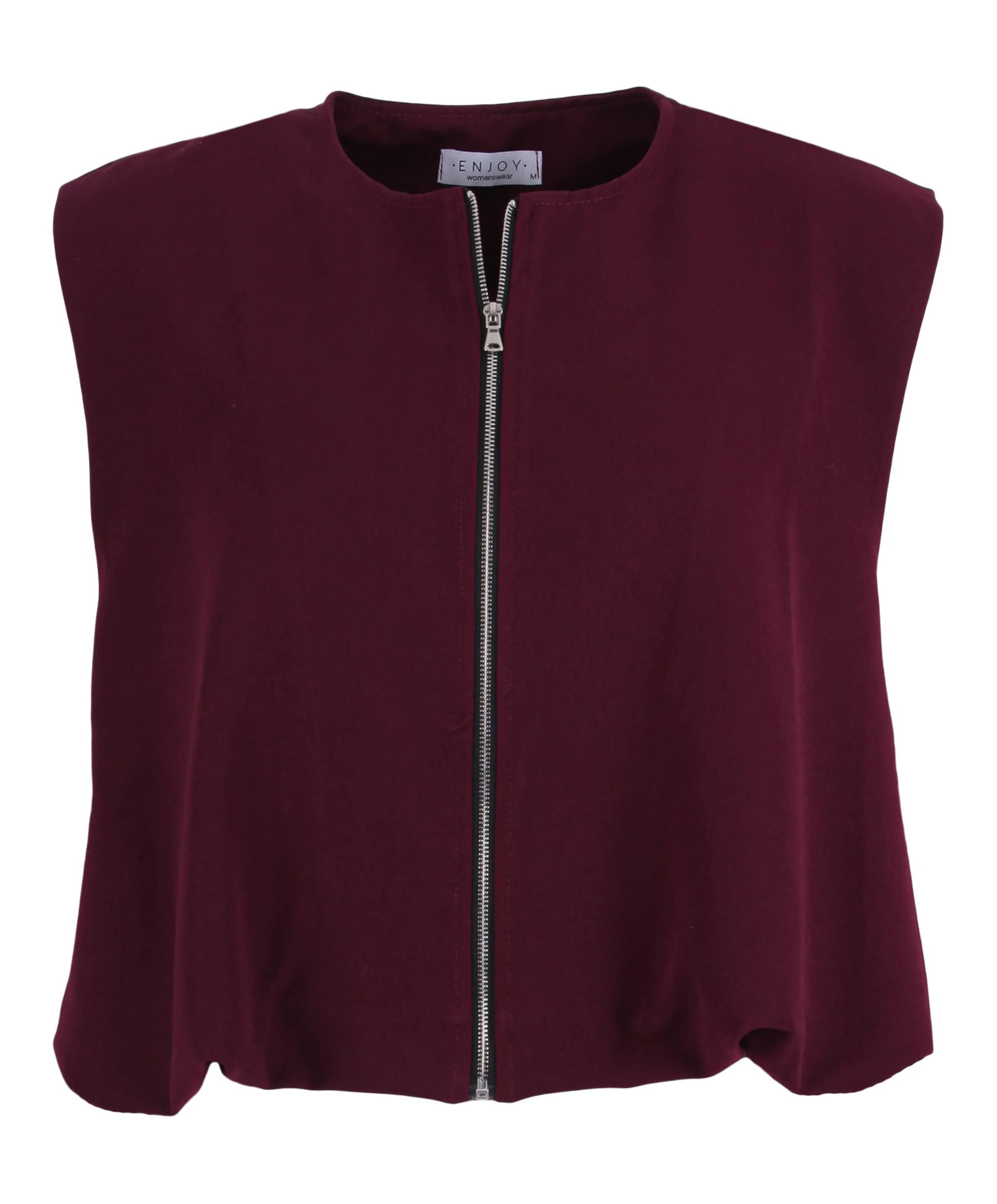 Dames gilet bordeaux