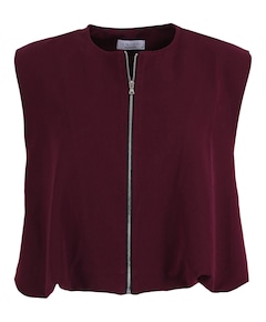 Dames gilet bordeaux