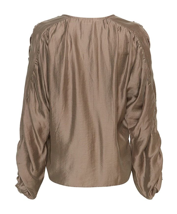 Dames blouse bruin