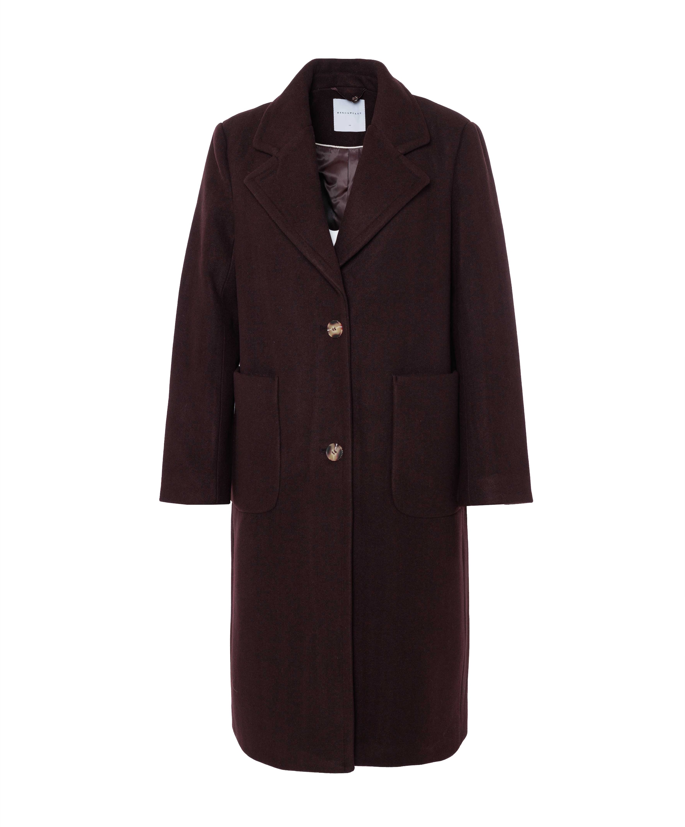 Dames jas bordeaux