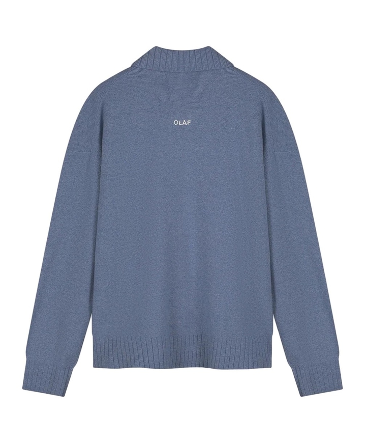 Heren polo blauw
