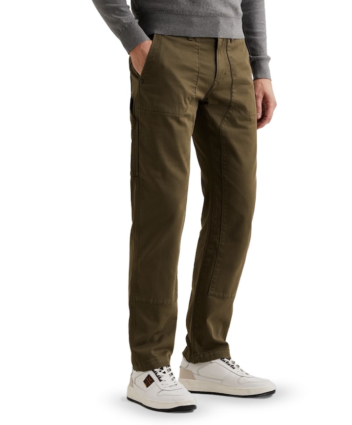 FALCON WORKER PANTS FANCY STRUCTUR heren jeans groen