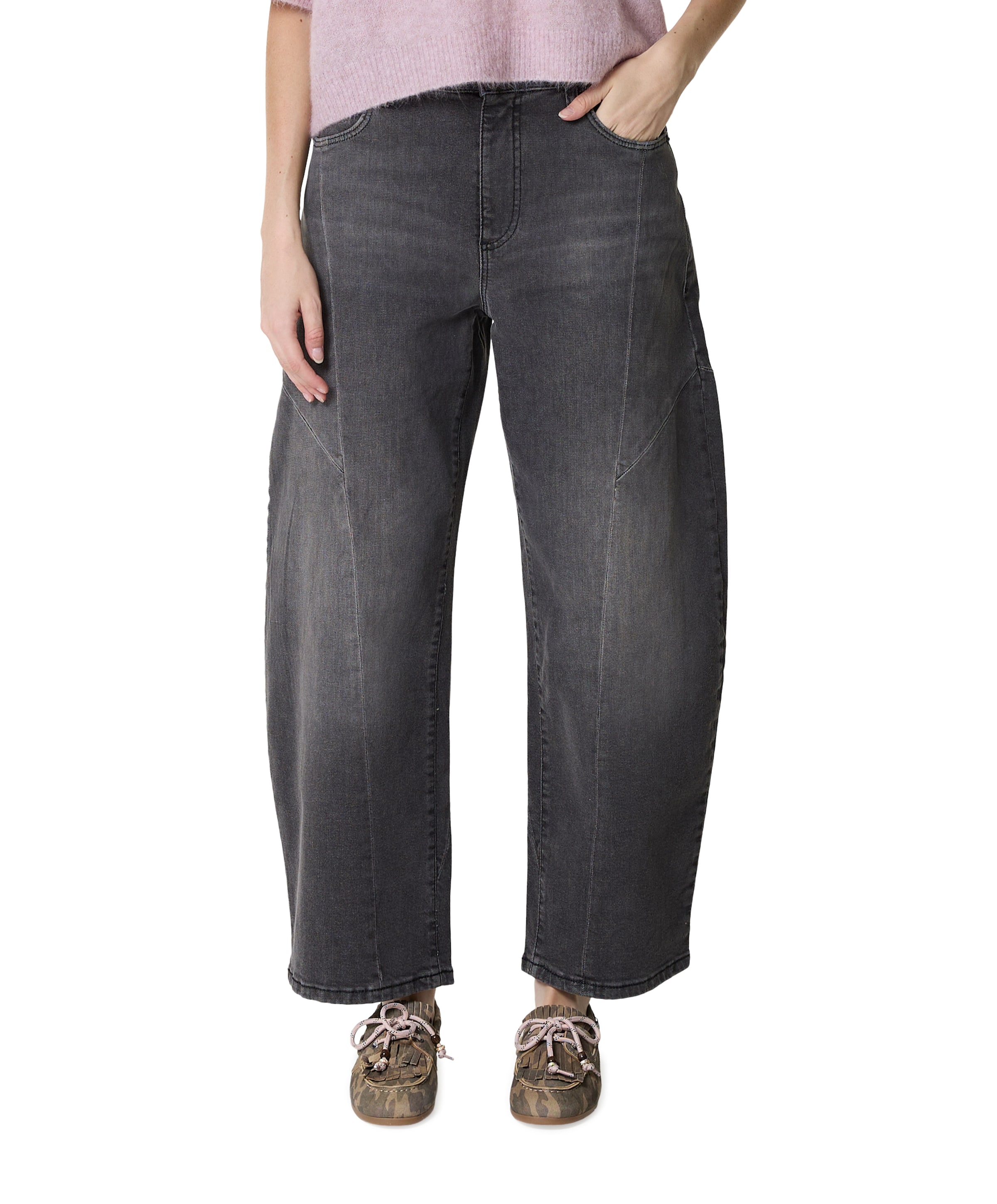 DAKOTA dames jeans grijs