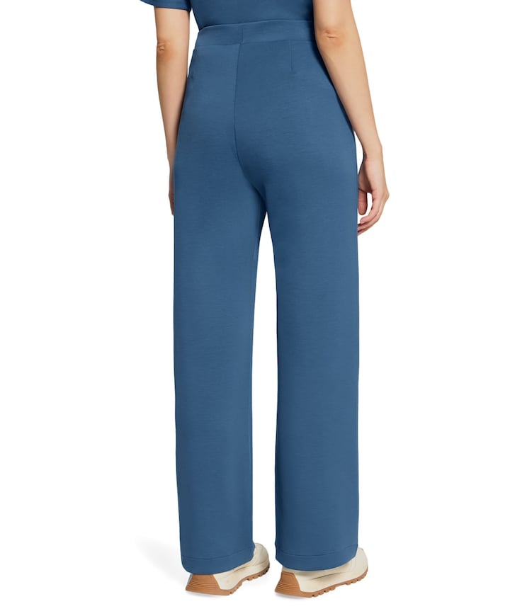 dames broek blauw
