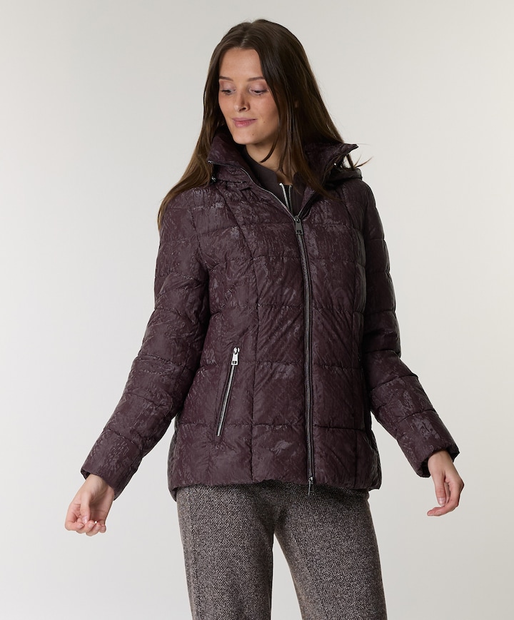 Dames jas bordeaux