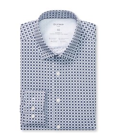 Overhemd lange mouw blauw