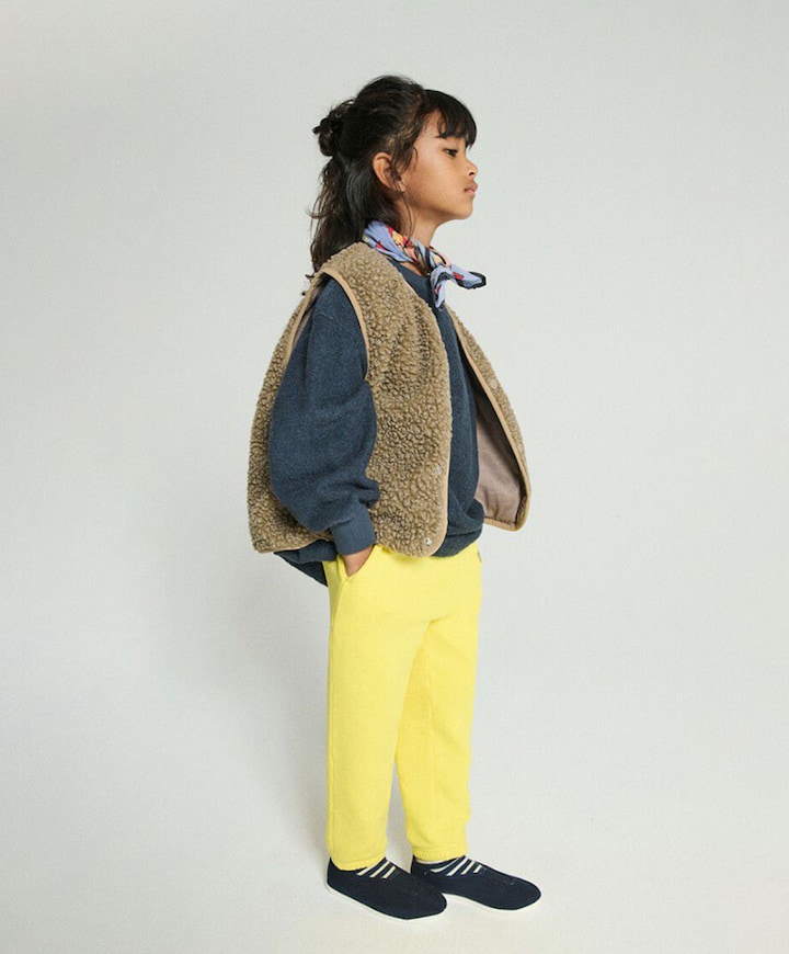 Uniseks gilet  bruin