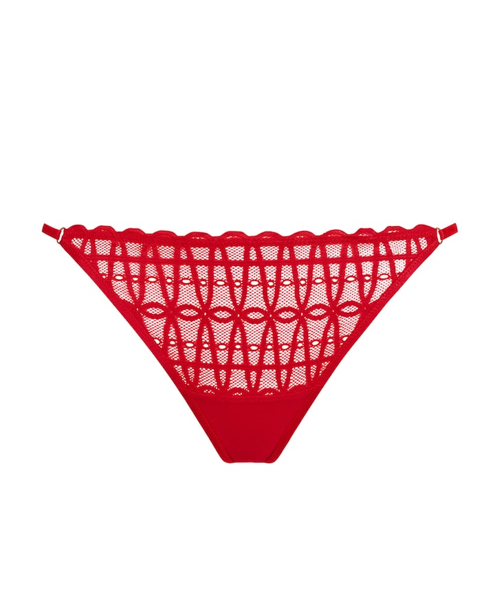 Dames string rood
