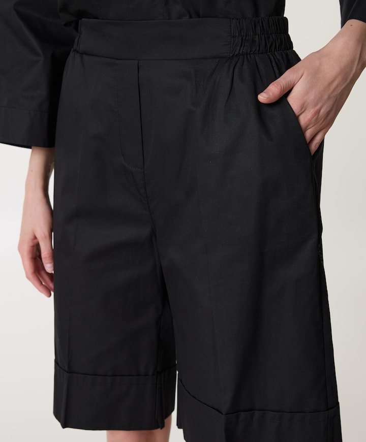 MOON dames korte broek zwart