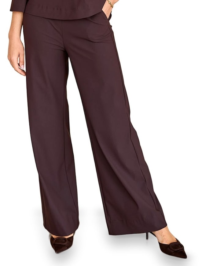 Lexie bonded broek bruin