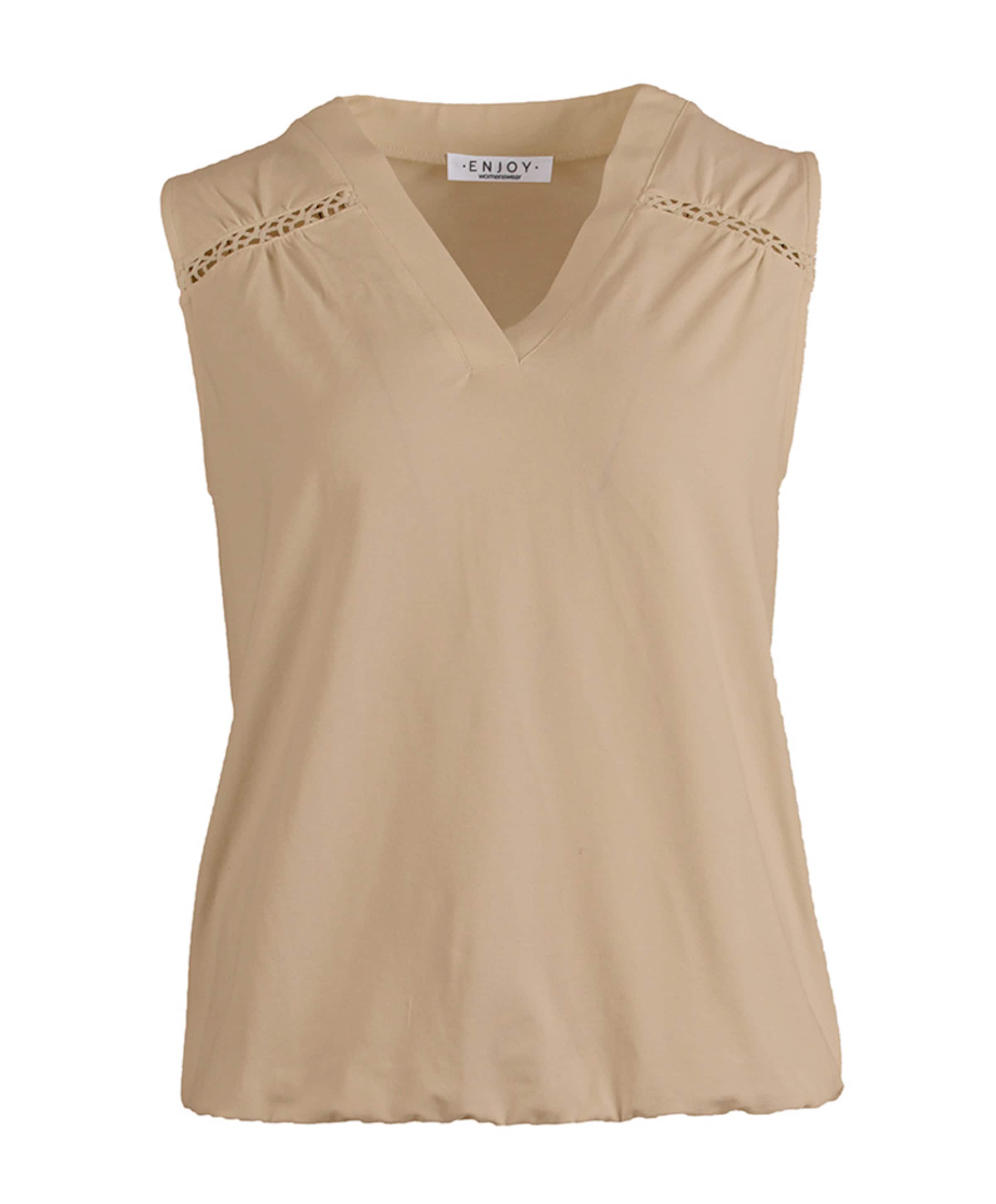 Dames top beige