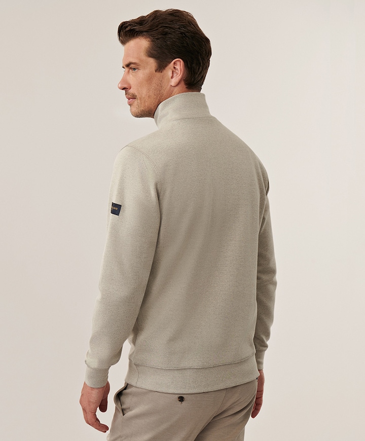 Heren sweater beige