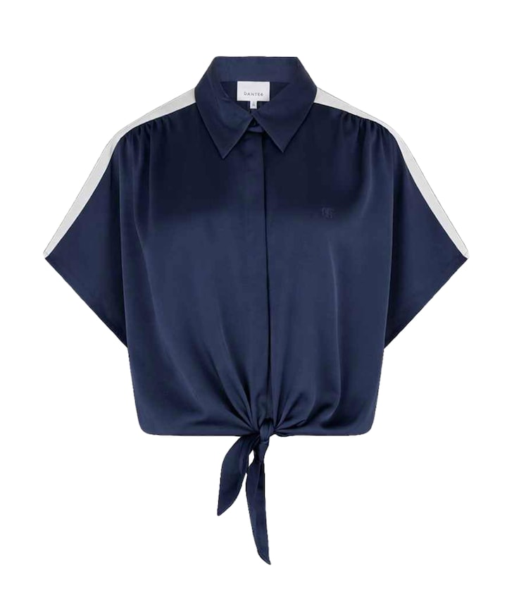 Dames blouse blauw