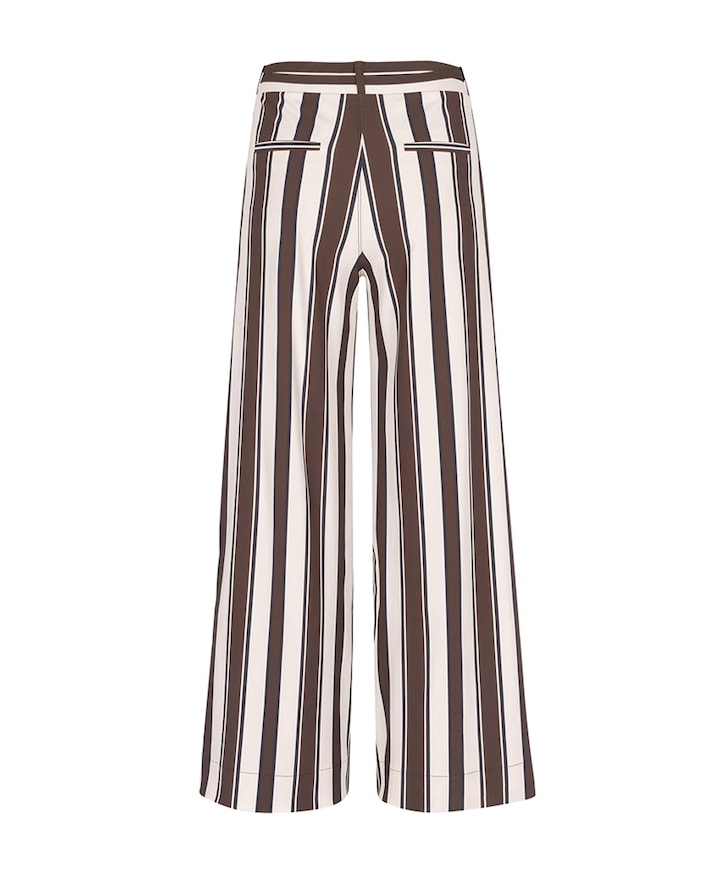 Sam stripe dames broek beige