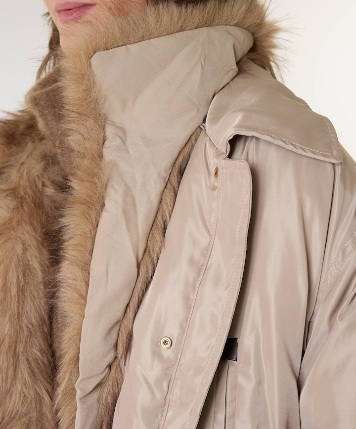 Dames jas beige