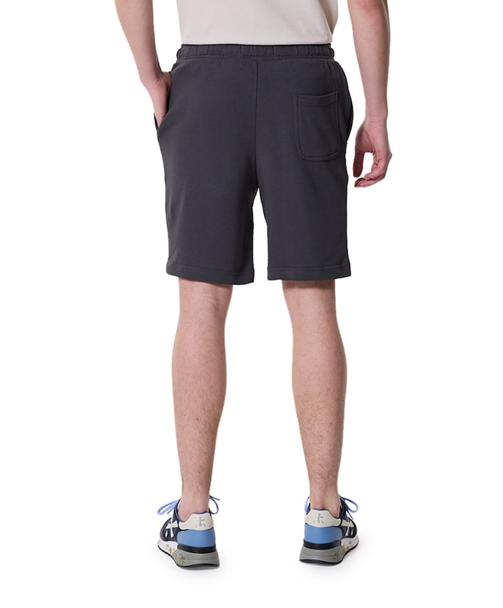 Sweat short heren korte broek grijs