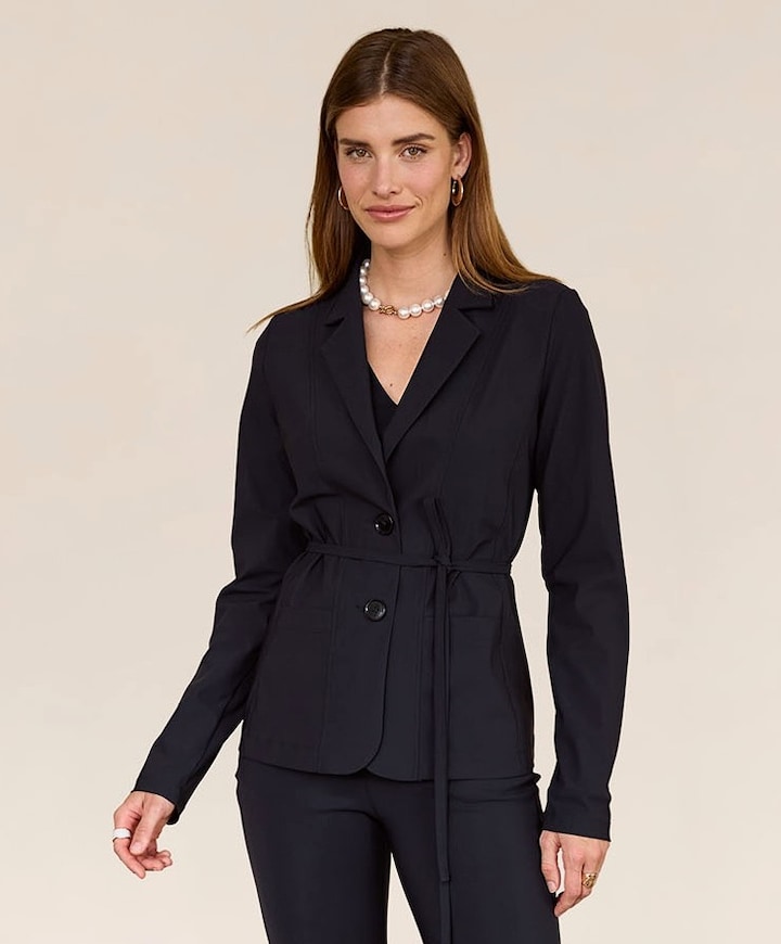 Dames blazer zwart