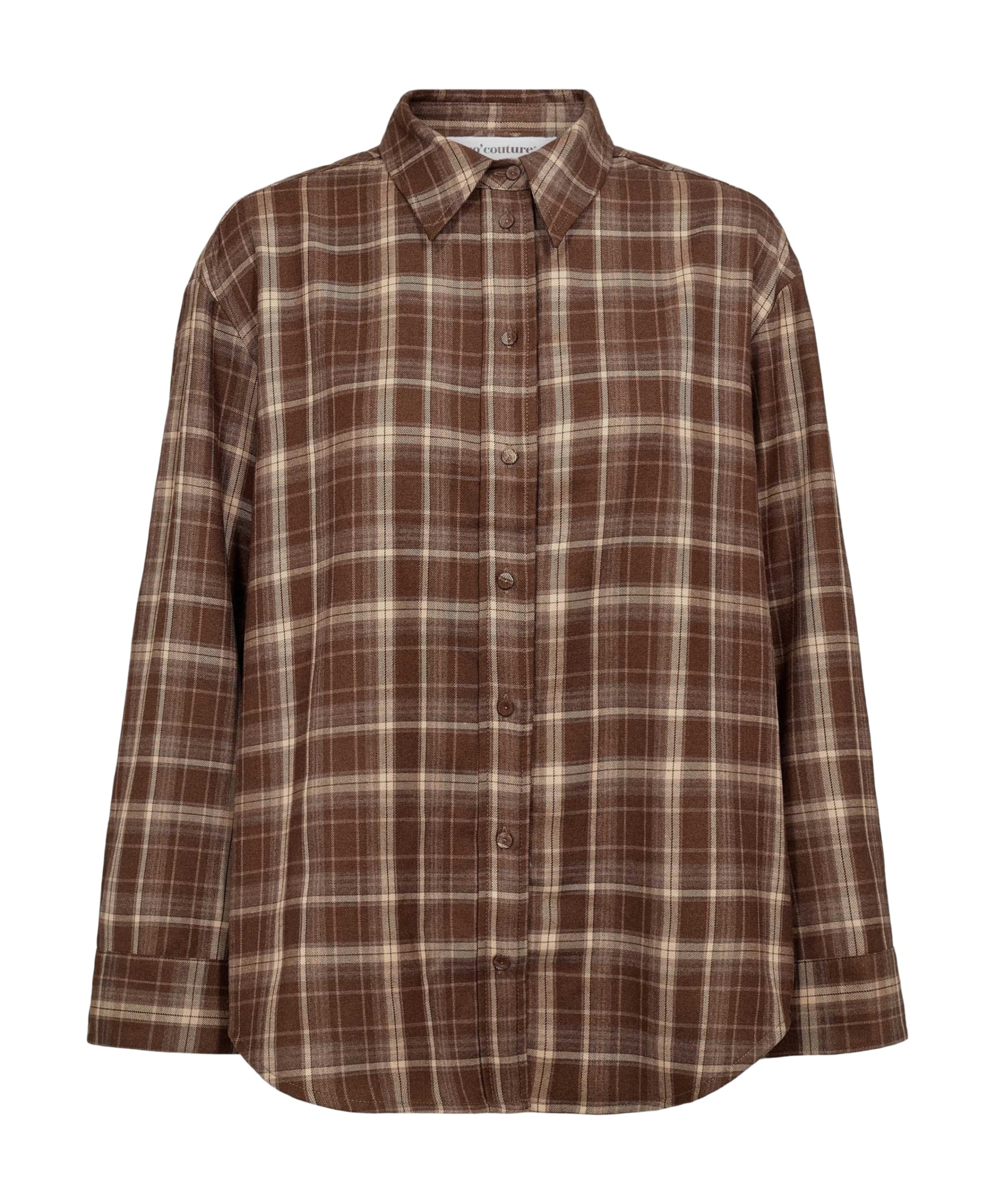 Dames blouse bruin