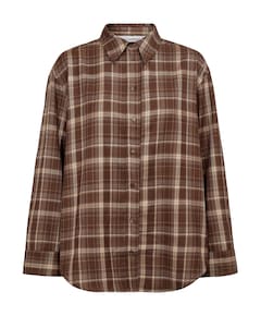 Dames blouse bruin