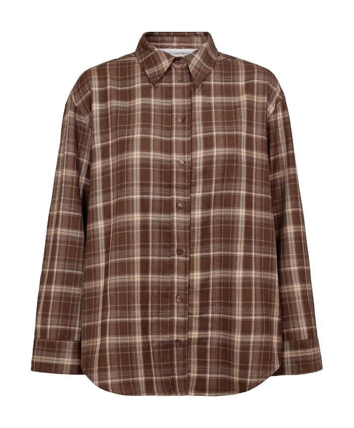 Dames blouse bruin