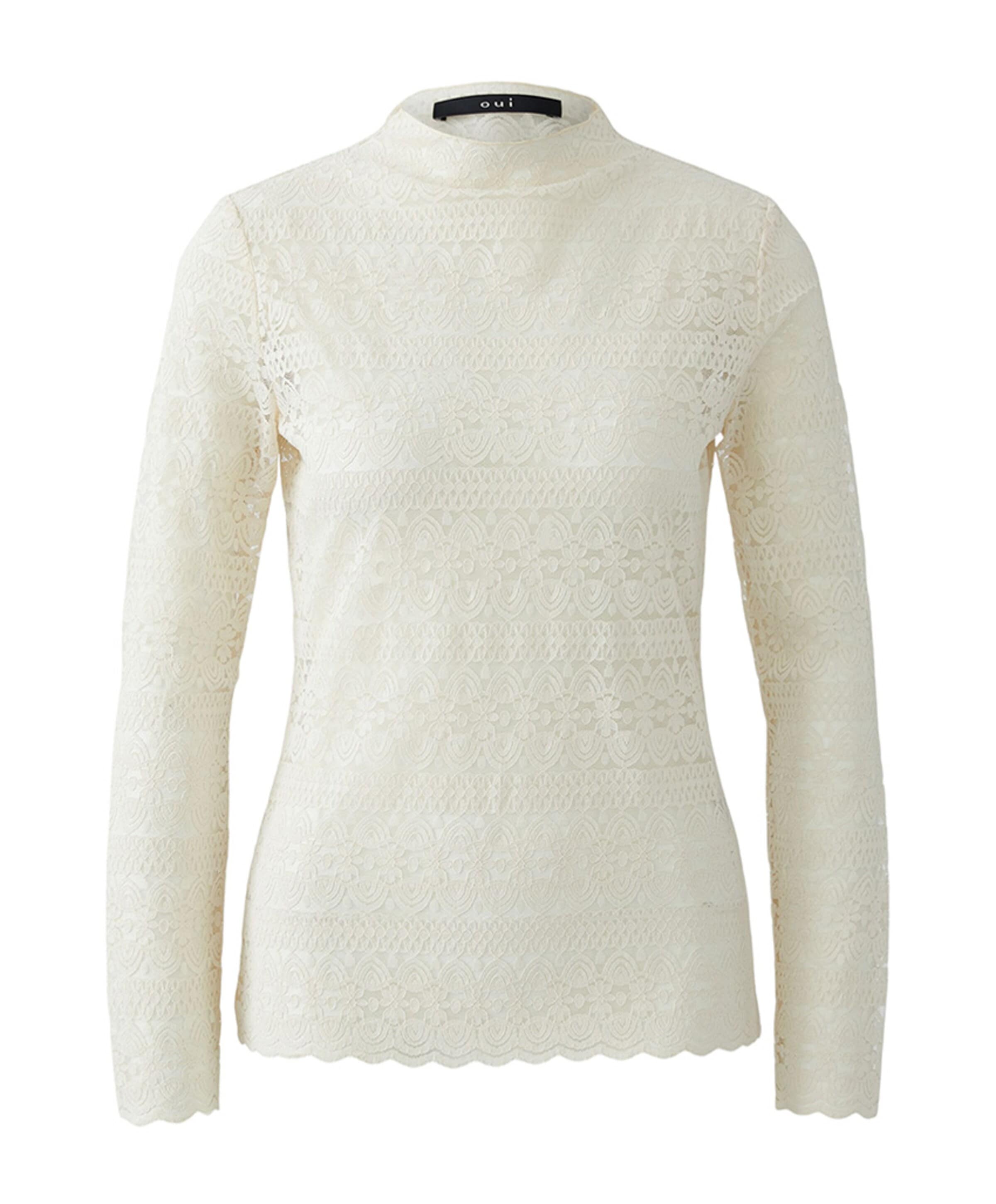 Dames top ecru